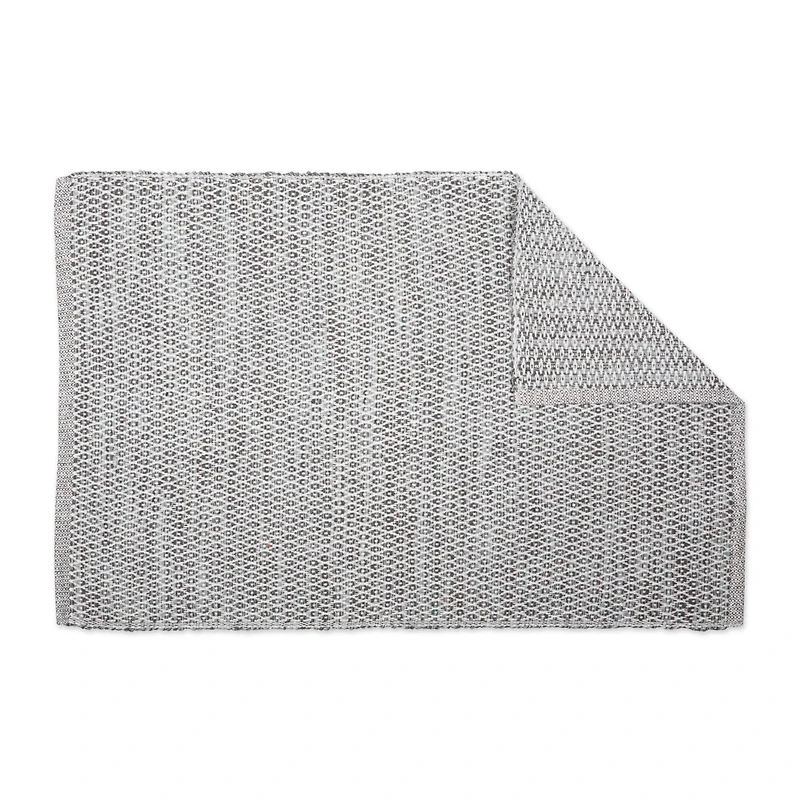 DII® Gray Diamond Recycled Yarn Rug, 2ft. x 3ft.
