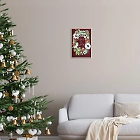 Stupell Industries Merry & Jolly Seasonal Mushroom Wreath Wall Plaque Art