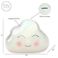 Kate Aspen® Iridescent Cloud Ceramic Bank