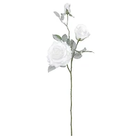29" White Snowy Rose Stem by Ashland®