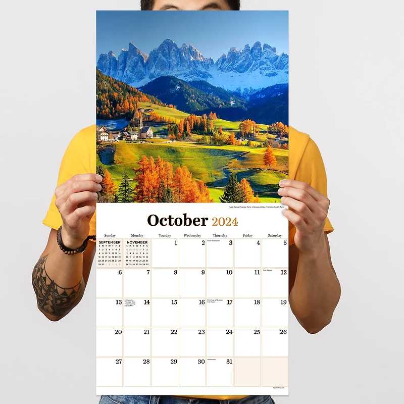 TF Publishing Italy Wall Calendar