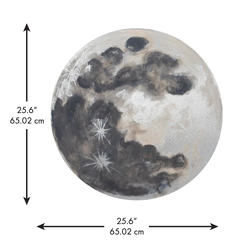 RoomMates Mr. Kate Moon Peel & Stick Wall Decals with Metallic Silver Ink