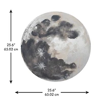 RoomMates Mr. Kate Moon Peel & Stick Wall Decals with Metallic Silver Ink