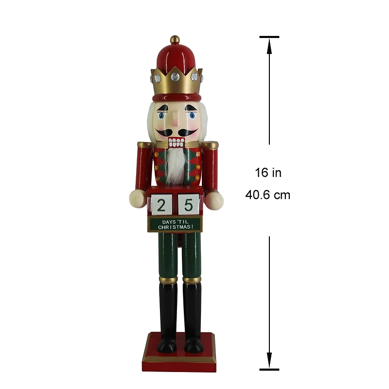 16" Christmas Countdown Nutcracker by Ashland®