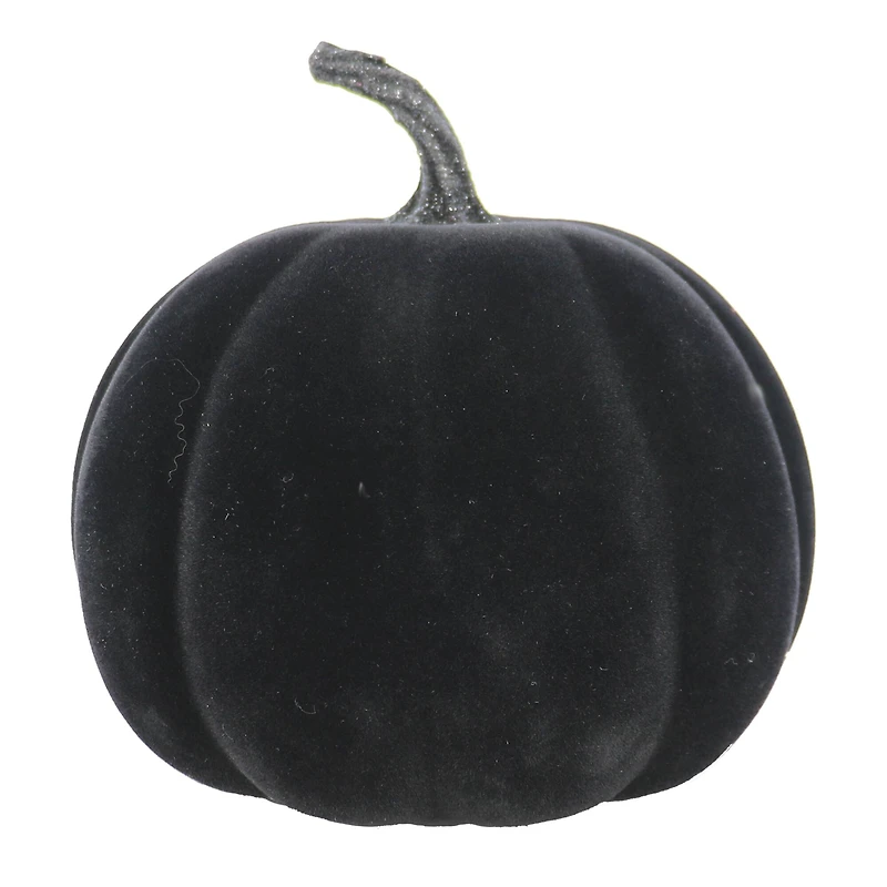Flocked Lit Tabletop Jack-O'-Lantern by Ashland