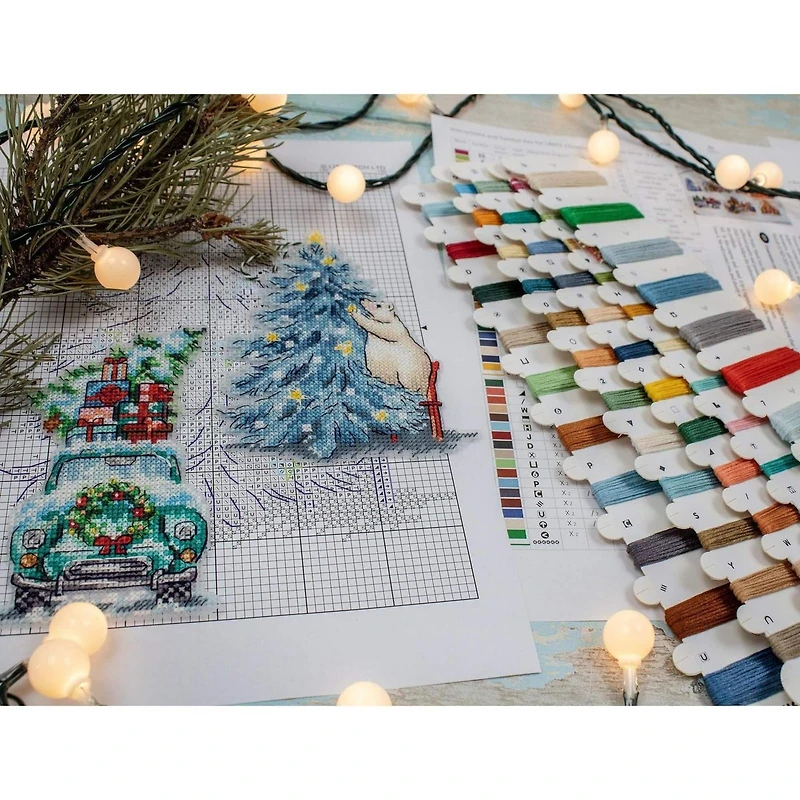 Letistitch Christmas Ornaments Counted Cross Stitch Kit