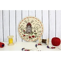 MP Studia Rural Mill Cross Stitch On Wood Kit