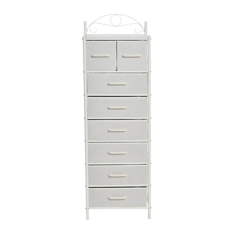 Household Essentials Victoria 54" 8-Drawer Narrow Dresser