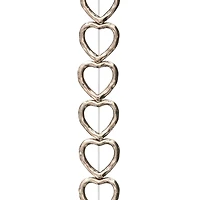 Silver Metal Heart Beads, 10mm by Bead Landing™