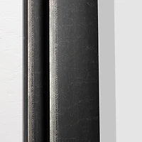 Head West Distressed Black Two-Step Beveled Glass Framed Mirror