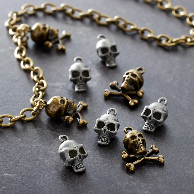 Found Objects™ Skull Charms by Bead Landing™
