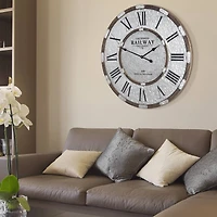 Caledonian Railway Glasgow Oversized Wall Clock 31"