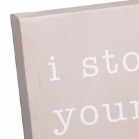 I Stole Your Heart 16" x 20" Canvas Wall Art