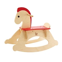 Hape Rock & Ride Beige Wooden Rocking Horse