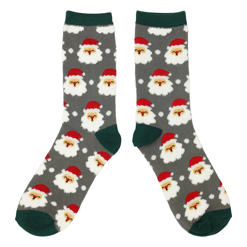 Santa Head Crew Socks by Celebrate It™