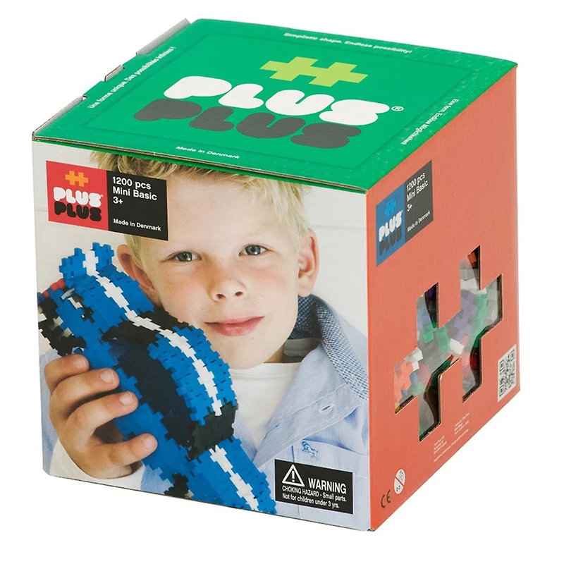 Plus-Plus® Basic Open Construction Set, 1200 Pieces