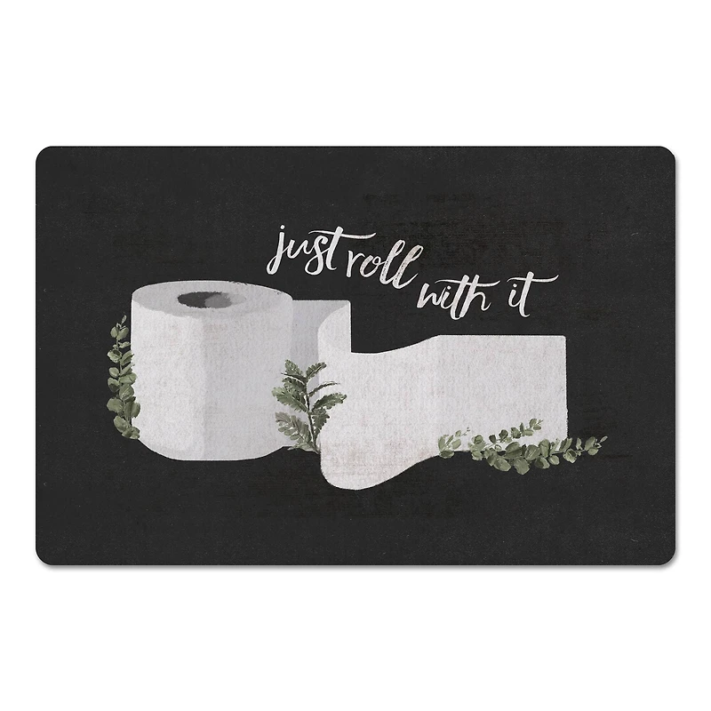 18" x 27" Just Roll with Toilet Paper Floor Mat