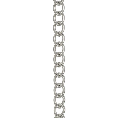 5mm Stainless Steel Curb Chain Spool, 7yd. by Bead Landing™