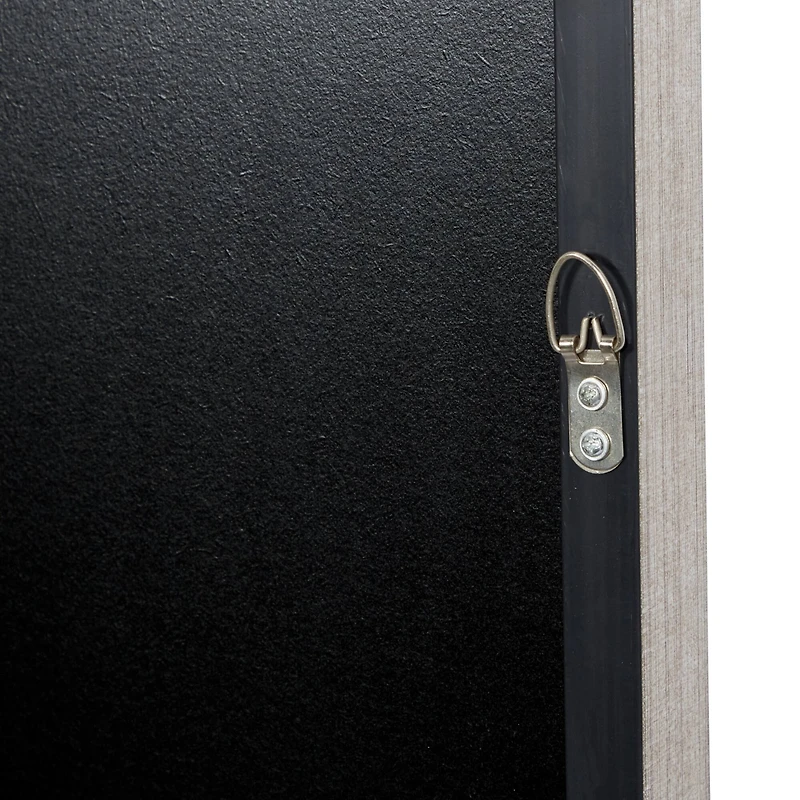 The Novogratz Set of 2 White Wood Contemporary Wall Art 20", 32"