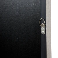 The Novogratz Set of 2 White Wood Contemporary Wall Art 20", 32"