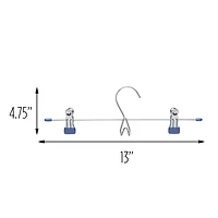 Honey Can Do Chrome Skirt/Pant Hangers, 6ct.