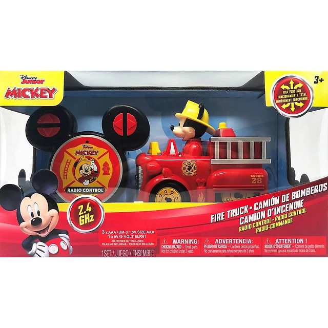 Jam'n Products Disney Junior Mickey's Remote Control Firetruck Toy