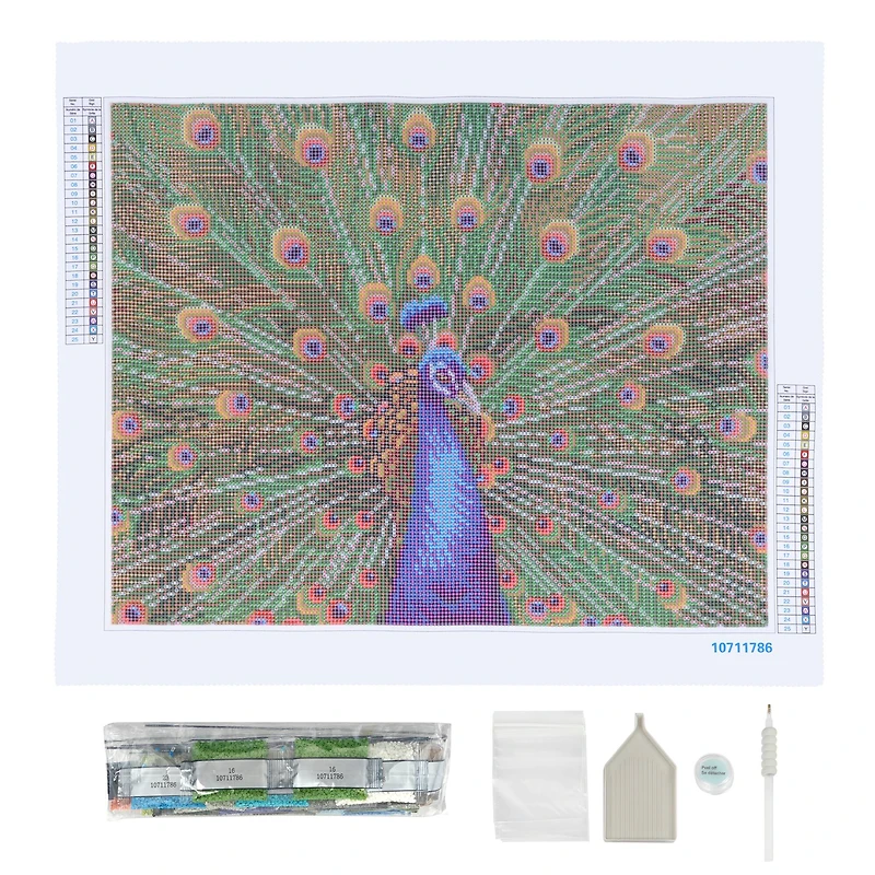Peacock Diamond Art Kit by Make Market®