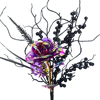 13" Iridescent Rose, Berry & Twig Pick by Ashland®
