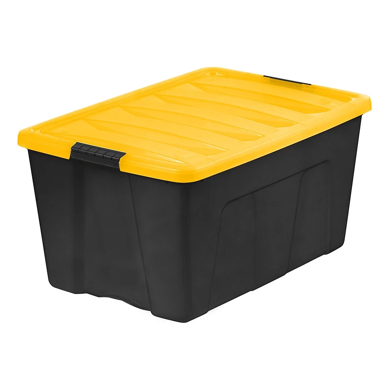 Iris® 94 Qt. Yellow, Plastic Storage Bins, , 3 Ct