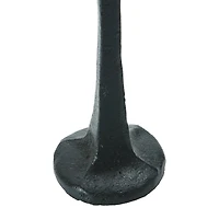 Hello Honey® 14'' Black Cast Iron Taper Candle Holder