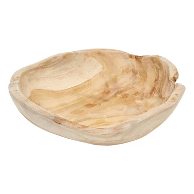 Hello Honey® 4" Assorted Teak Wood Bowl