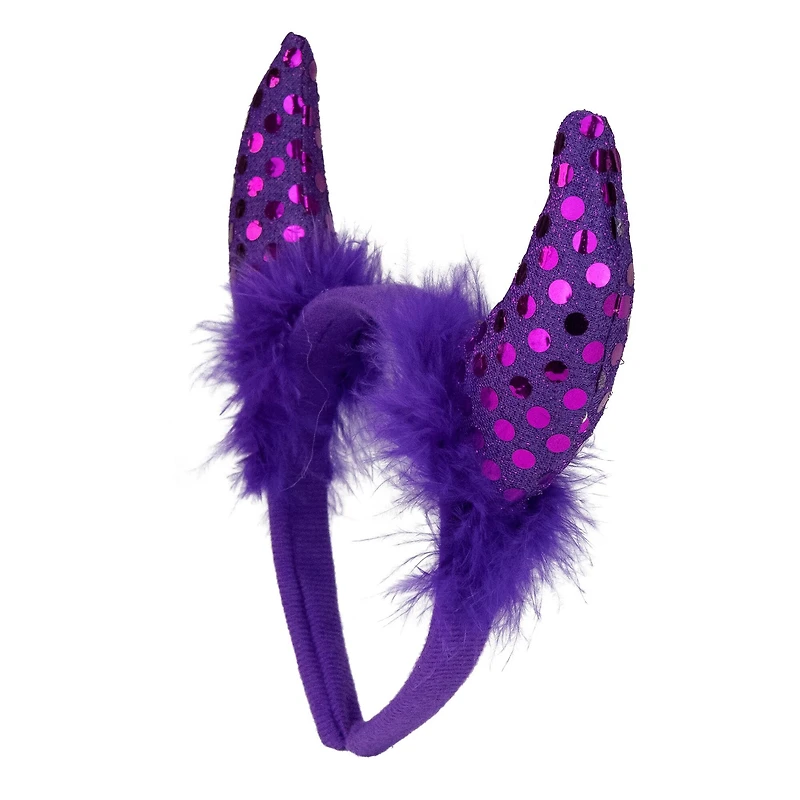 Purple Devil Halloween Costume Headband