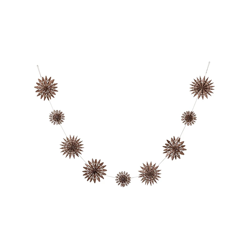 Hello Honey® 6ft. Paper Snowflake Garland in Kraft Box