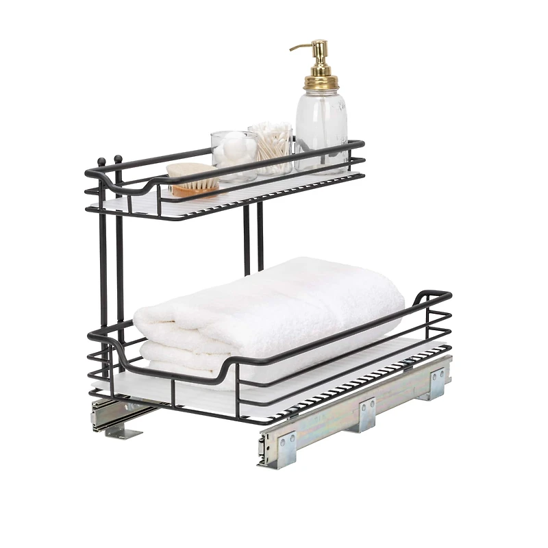 Household Essentials Glidez 2-Tier Cabinet Organizer
