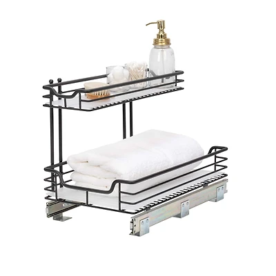Household Essentials Glidez 2-Tier Cabinet Organizer