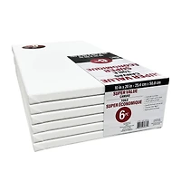 6 Pack 10" x 20" Super Value Canvas Pack by Artist's Loft®
