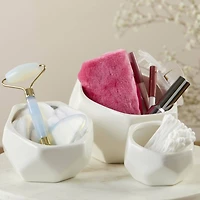 Kate Aspen Geometric Ceramic Planter Set