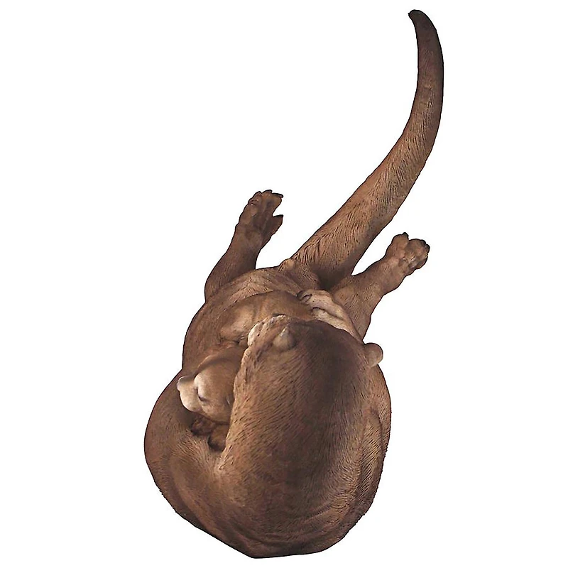 Design Toscano 15" Embracing Love Mother & Child Otter Statue