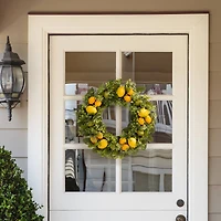 Glitzhome® 22'' Lemon Wreath