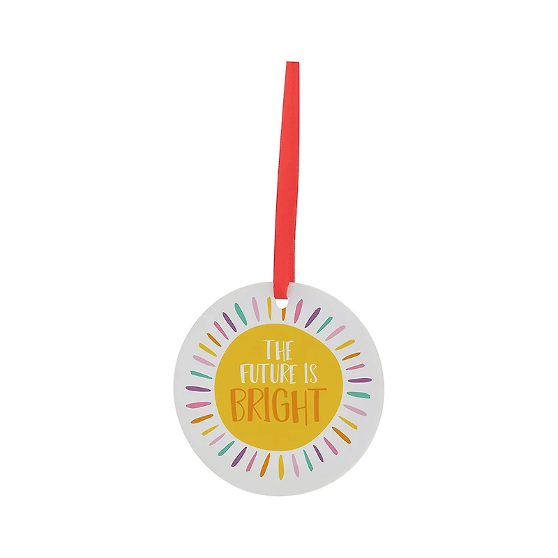 Craft Express 3" White Acrylic Sublimation Ornaments, 25ct.