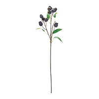 Plum Pod & Leaves Spray, 6ct.