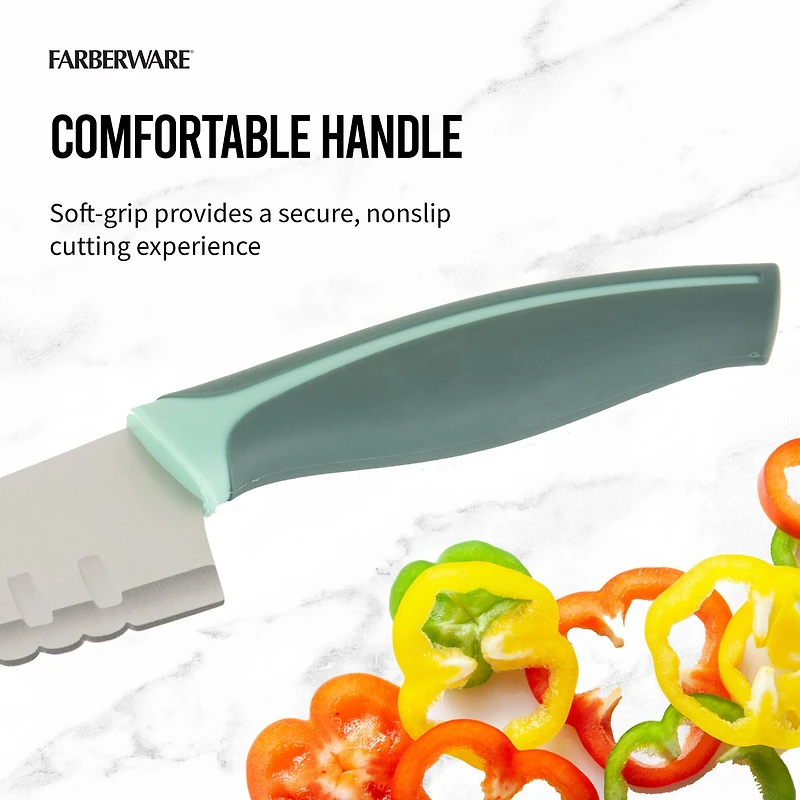 Farberware Precise Serrated Santoku Knife
