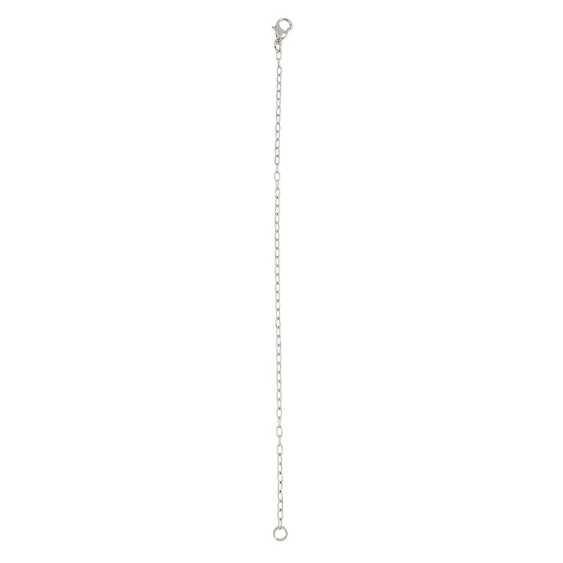12 Pack: 7.5" Rhodium Anklet Charm Bracelet by Bead Landing™