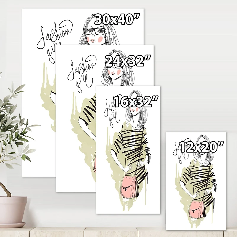 Designart - Trendy Fashion Girl