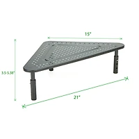 Mind Reader Triangle Adjustable Monitor Stand