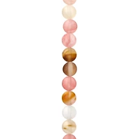 12 Pack: Matte Cherry Quartz Round Beads, 8mm by Bead Landing™