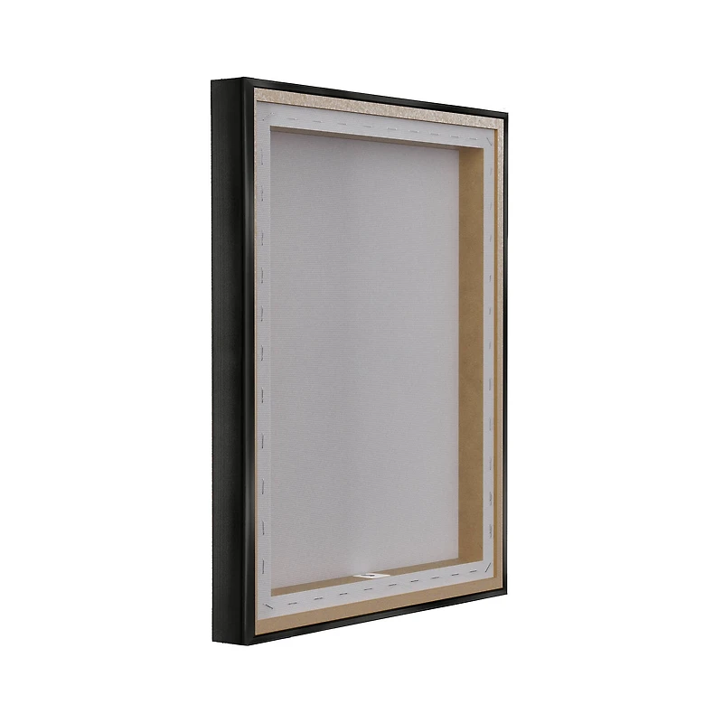 Stupell Industries Navy & Gold Abstraction Floater Framed Art