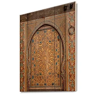 Designart - Ancient Door Painting Morroco