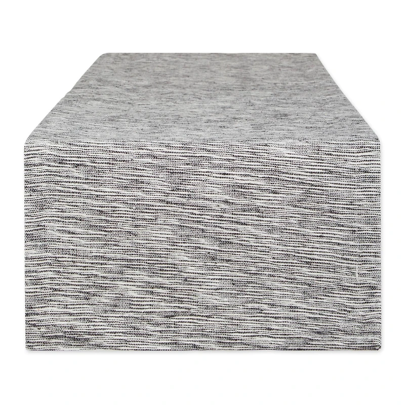 DII® 72" Tonal Recycled Cotton Slubby Rib Table Runner