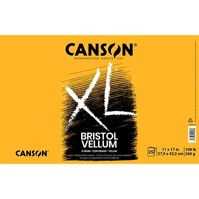 6 Pack: Canson® XL® Bristol Spiral Vellum Pad